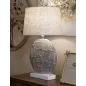 LAMPA STOŁOWA Z ŻYWICY ECLIPS 38X64 cm